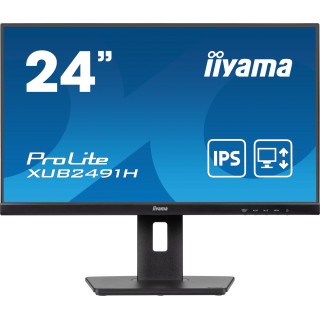 iiyama ProLite XUB2491H-B1 pantalla para PC 60,5 cm (23.8") 1920 x 1080 Pixeles Full HD LED Negro