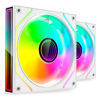 Mars Gaming MF3DPROX2W sistema de refrigeración para ordenador Carcasa del ordenador Ventilador 12 cm Blanco