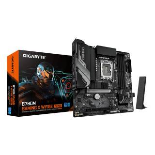 GIGABYTE B760M GAMING X WIFI6E GEN5 Placa Base – Compatible con procesadores Intel Core 14ª generación, VRM de 8+1+1…