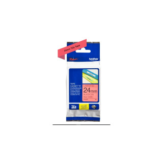 CINTA LAMINADA BROTHER TZe451 24MM 8MT NEGRO ROJO TZe451