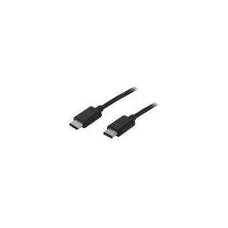 StarTech.com Cable de 3m USB-C a USB-C Macho a Macho USB 2.0 - Cable Cargador para Móvil USB-C - Negro