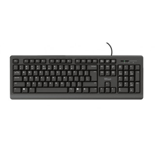 Trust primo teclado usb qwerty universal español negro