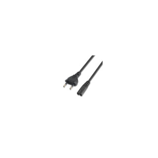 AISENS A132-0173 cable de transmisión Negro 1,5 m CEE7/7 C7 acoplador