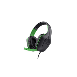 Trust GXT 415X ZIROX Auriculares Alámbrico Diadema Juego Negro, Verde