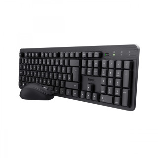 Trust TKM-360 teclado Ratón incluido RF inalámbrico QWERTY Español Negro