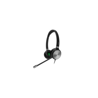 Yealink YHS36 Auriculares Alámbrico Diadema Oficina/Centro de llamadas Negro, Plata