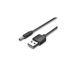 Vention Cable Conversor USB CEXBF/ USB Macho - Jack 3.5 Macho/ 1m/ Negro