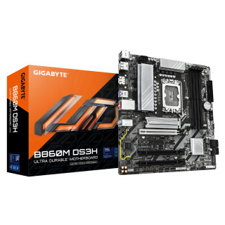 GIGABYTE B860M DS3H Placa base - CPUs Intel Core Ultra, VRM de 5+1+2+1 fases, hasta 9066MHz DDR5, 1xPCIe 5.0 + 1xPCIe…