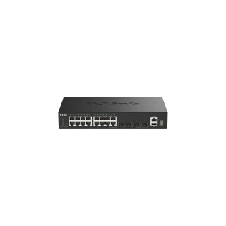 D-Link DGS-1530-20/E switch Gestionado L2 Gigabit Ethernet (10/100/1000) Negro