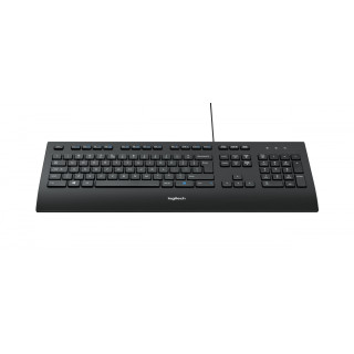 Logitech Keyboard K280e for Business teclado USB QWERTY Inglés Negro