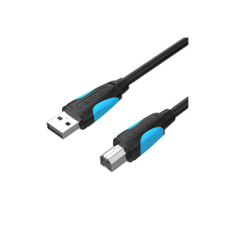 Vention Cable USB 2.0 Impresora VAS-A16-B100/ USB Tipo-B Macho - USB Macho/ 3m/ Negro