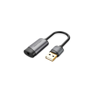 Vention Tarjeta de Sonido CDJHB/ USB Macho - Jack 3.5 Hembra