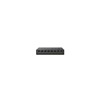 SWITCH TP-LINK CON MONTAJE EN RACK 8 PUERTOS NEGRO LS1008G