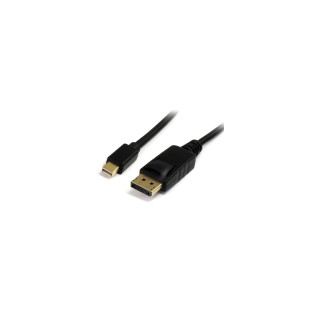 StarTech.com Cable Adaptador Mini DisplayPort 1.2 Macho a Displayport Macho - 4k de Monitor - 1m Negro