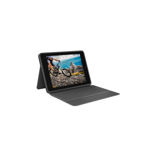 Funda tablet logitech con teclado rugged folio negro 920-009317