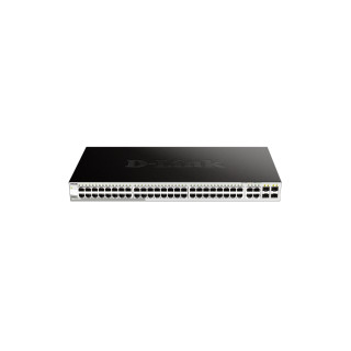 D-Link DGS-1210-48 switch Gestionado L2 Gigabit Ethernet (10/100/1000) 1U Negro