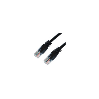 LATIGUILLO RJ45 CAT-6E UTP 1MT NANOCABLE NEGRO 10.20.0401-BK