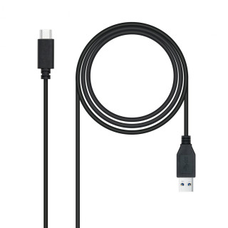 Nanocable Cable USB 3.1 Gen2 10Gbps 3A, tipo USB-C/M-A/M, Negro