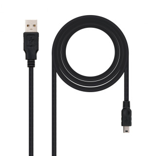 Nanocable CABLE USB 2.0, TIPO A/M-MINI USB 5PIN/M, 1.8 M