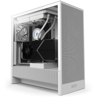 NZXT H5 Flow Midi Tower Blanco