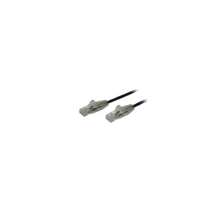StarTech.com Cable de red CAT6 UTP Delgado con Conectores RJ45 sin Enganches - 2M Negro
