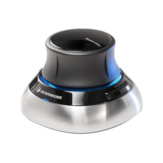 3Dconnexion SpaceMouse ratón Oficina RF Wireless + Bluetooth + USB Type-A 6DoF