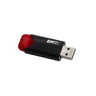 Emtec Click Easy unidad flash USB 256 GB USB tipo A 3.2 Gen 1 (3.1 Gen 1) Negro, Rojo