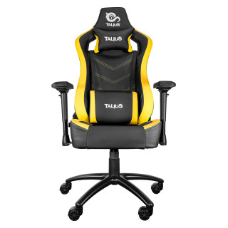 TALIUS silla Vulture gaming negra/amarilla butterfly, base nylon, ruedas nylon