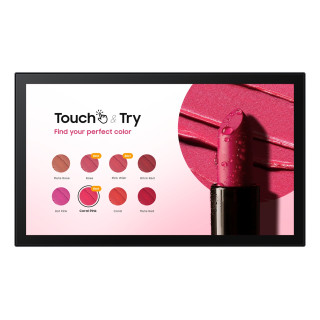 Samsung QB13C-T Pantalla plana para señalización digital 33 cm (13") LCD Wifi 500 cd / m² Full HD Negro Pantalla táctil…