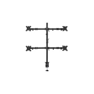 SOPORTE EWENT TV 4 MONITORES 10P - 32P MESA NEGRO EW1514