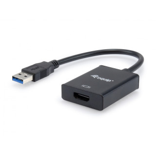 Adaptador Equip usb macho a hdmi hembra 1920 x 1080 Pixeles negro 133385