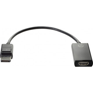 Hp 2JA63AA adaptador de cable video Displayport macho a hdmi tipo a estandar hembra negro