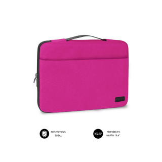 Subblim Funda ordenador elegant laptop sleeve 15.6P poliester Rosa