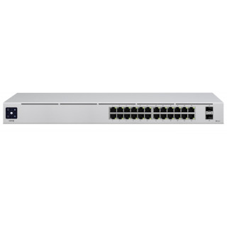 Ubiquiti Networks uniFi USW-24 Switch gestionado L2 gigabit ethernet 10/100/1000 24puertos plata