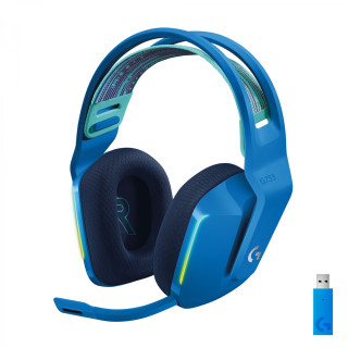 Logitech G G733 LIGHTSPEED Wireless RGB Gaming Headset Auriculares Inalámbrico Diadema Juego Azul