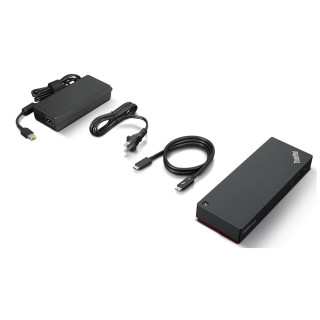 Lenovo ThinkPad Universal Thunderbolt 4 Smart Dock Alámbrico Negro