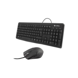 COMBO TECLADO/RATON COOLBOX KTR-01U USB NEGRO