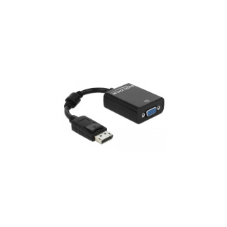 CABLE ADAPTADOR DELOCK DISPLAYPORT M A VGA H NEGRO 61848