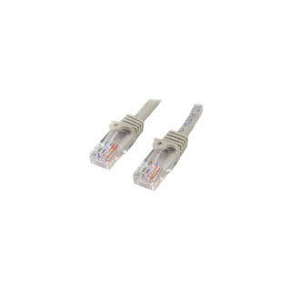 StarTech.com Cable de Red de 10m Gris Cat5e Ethernet RJ45 sin Enganches