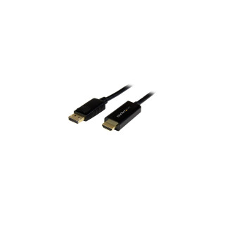 StarTech.com Cable Conversor DisplayPort a HDMI de 2m - Negro - Ultra HD 4K