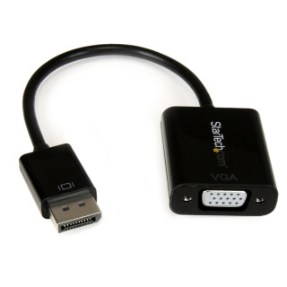 StarTech.com Adaptador Conversor DisplayPort 1.2 a VGA - Convertidor DP a VGA HD15 - 1920x1200 Negro