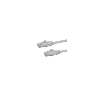 StarTech.com Cable de 2m Blanco de Red Gigabit Cat6 Ethernet RJ45 sin Enganche - Snagless - N6PATC2MWH