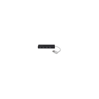Belkin HUB de interfaz USB 2.0 480 Mbit/s Negro