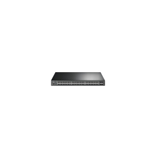 TP-Link TL-SG3452XP switch Gestionado L2+ Gigabit Ethernet (10/100/1000) Energía sobre Ethernet (PoE) 1U Negro