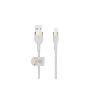 Belkin CAA010BT1MWH cable USB 1 m USB A USB C/Lightning Blanco