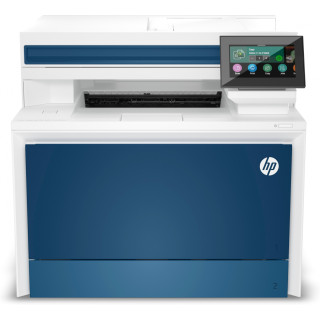 Multifunción Láser Color HP LaserJet Pro 4302fdw/ WiFi/ Fax/ Dúplex/ Blanca y Azul
