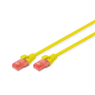 Digitus DK-1617-050/Y cable de red Amarillo 5 m Cat6 U/UTP (UTP)