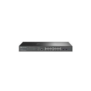 TP-Link Omada SG3218XP-M2 switch Gestionado L2+ 2.5G Ethernet (100/1000/2500) Energía sobre Ethernet (PoE) 1U Negro