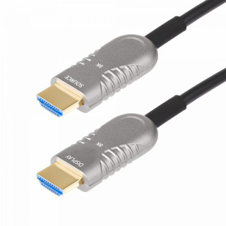 StarTech.com Cable HDMI 2.1 Híbrido Activo Í“ptico AOC de 15,2m - CMP Plenum - Cable HDMI 2.0/2.1 de Ultra Alta...