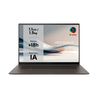 ASUS Zenbook S 16 OLED UM5606WA-RK320W - Ordenador Portátil 16" WQXGA+ 120Hz (AMD Ryzen AI 9 370, 32GB RAM, 1TB SSD,…